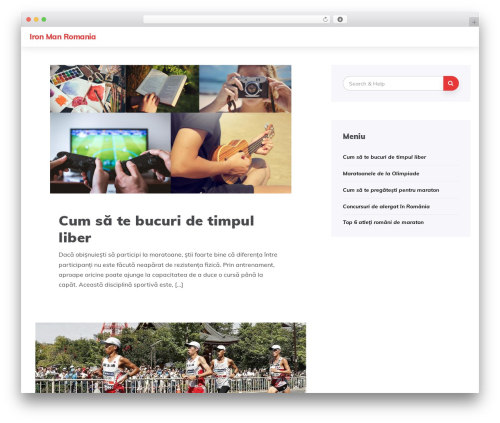Avrilly theme WordPress - ironmanromania.ro