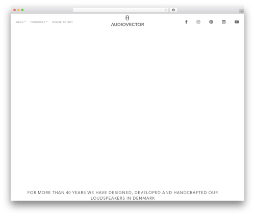 Best WordPress theme bonzai - audiovector.com