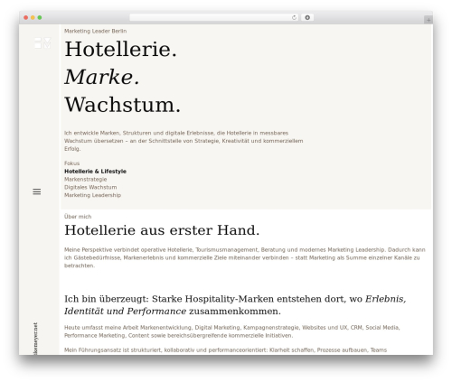 Caster theme WordPress - henrikemeyer.net