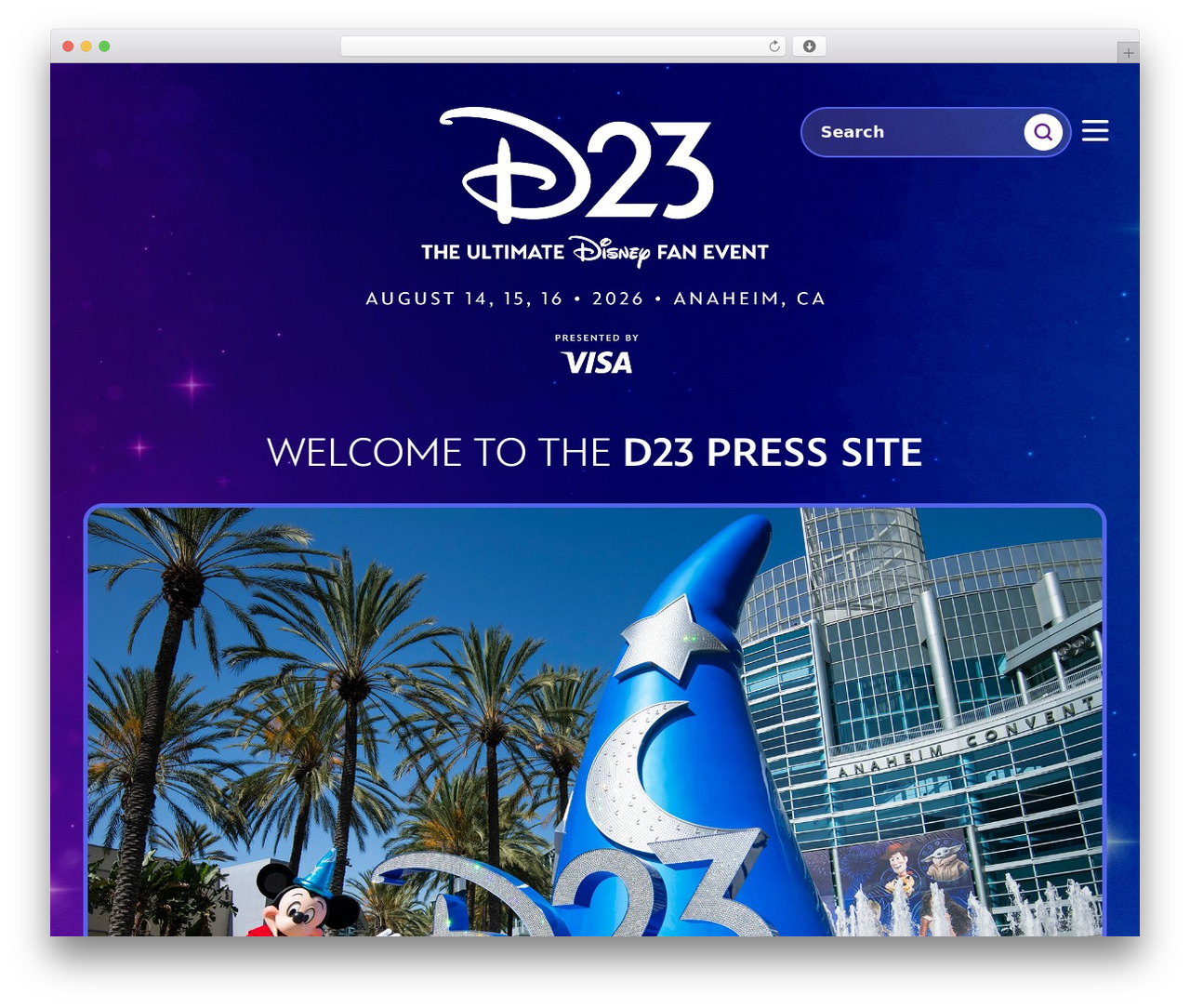 D23 WordPress theme - d23press.com