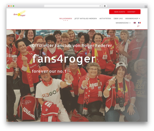 Divi form builder WordPress plugin - fans4roger.ch
