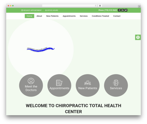 Fortunate - Child WordPress theme - chirototalhealthcenter.com