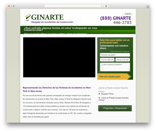 ginarte-construction WordPress theme - accidentesdeconstruccion.ginarte.com