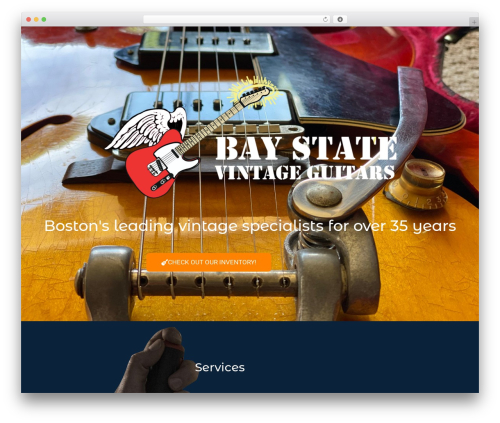 Hello Elementor theme WordPress - baystatevintageguitars.com