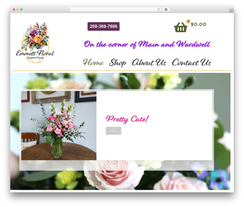 Order delivery date and time WordPress plugin - emmettfloral.com