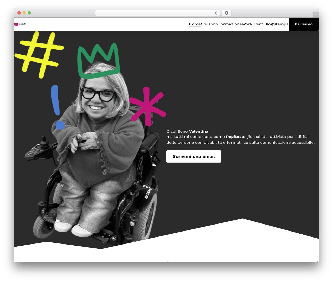 Hello Elementor WordPress theme - valentinatomirotti.it