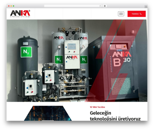 Limestone WordPress theme - ankaairmakina.com.tr