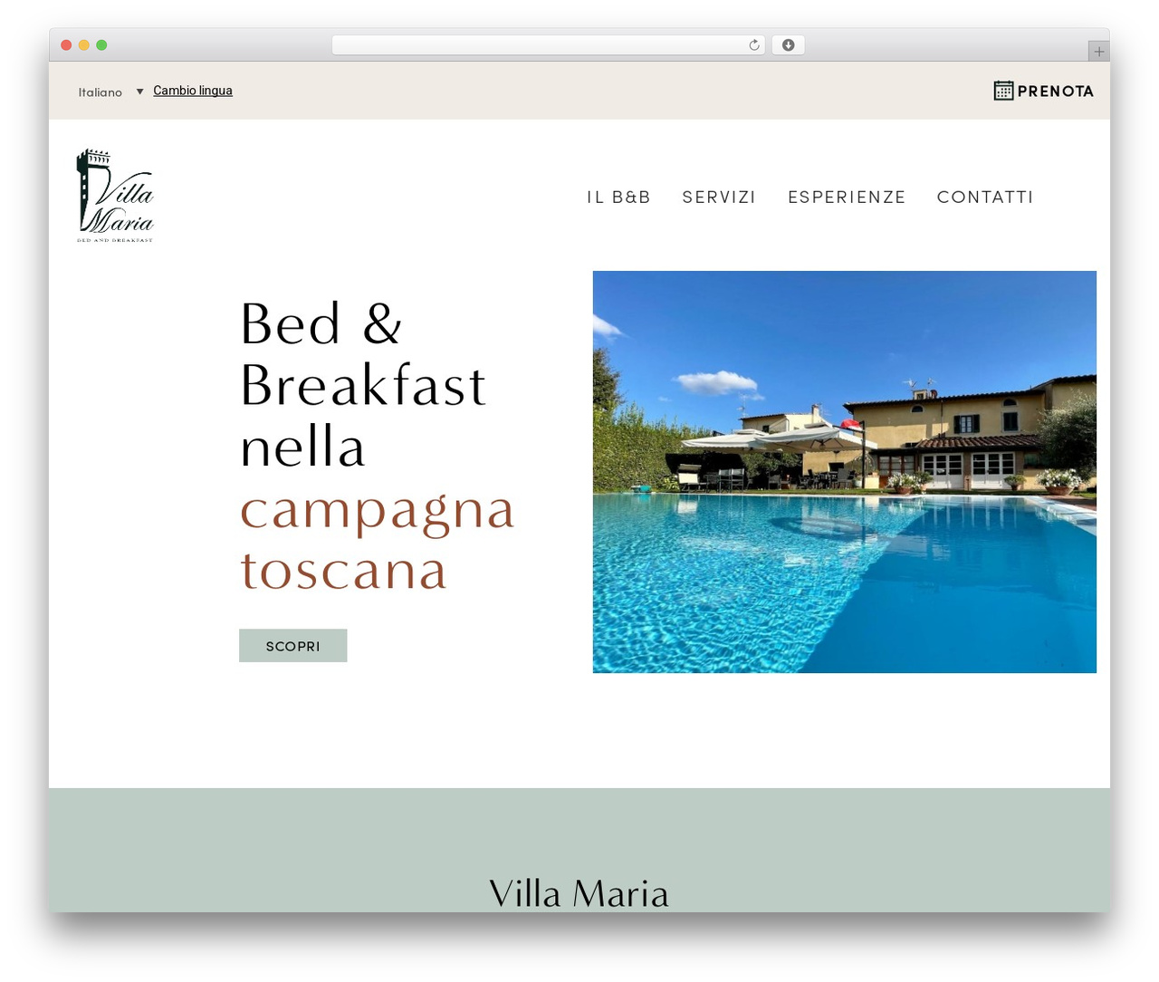 Mint WordPress theme - villamariaonline.com
