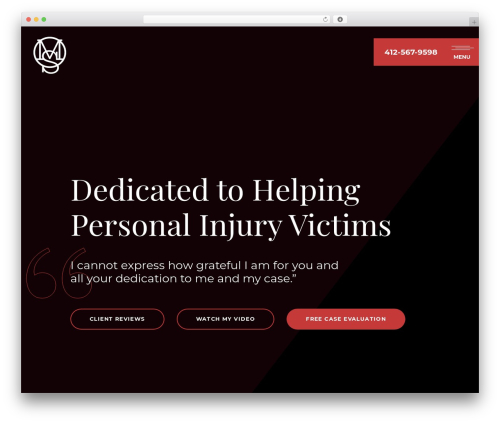 nextlevel WordPress theme - injurylawyerpgh.com