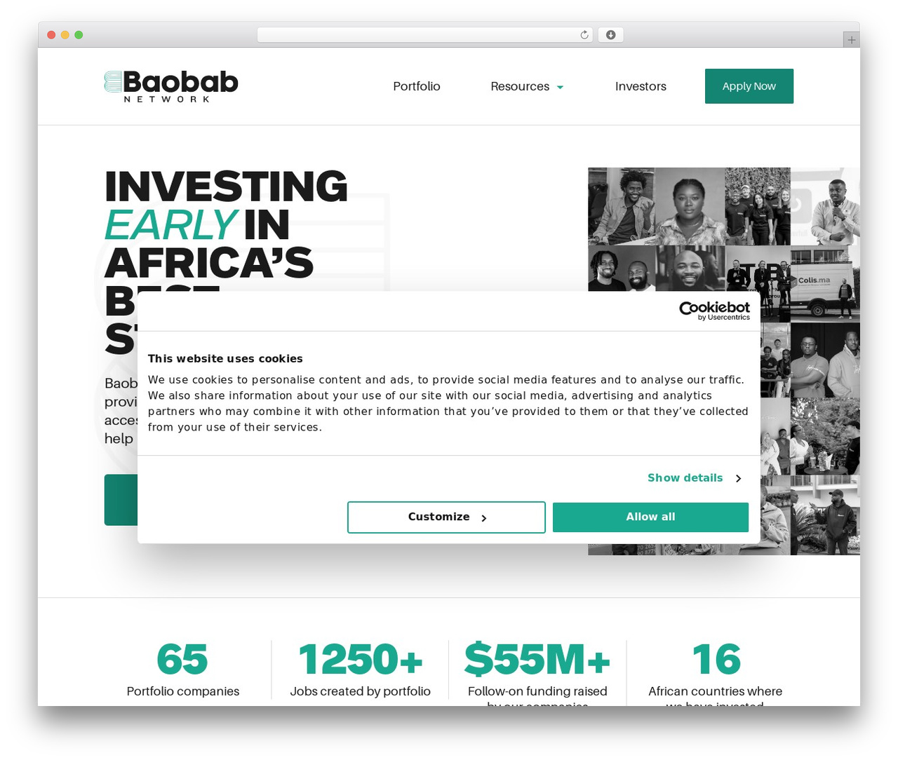 _s WordPress theme - thebaobabnetwork.com