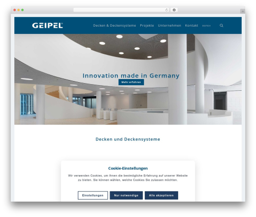 Cookieconsent WordPress plugin - geipel-genex.de
