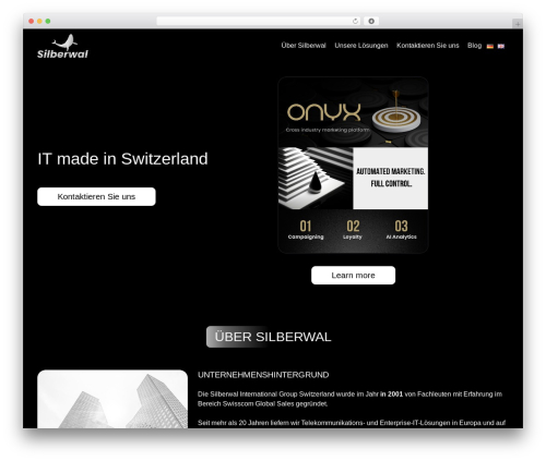 silverwal WordPress theme - silberwal.ch