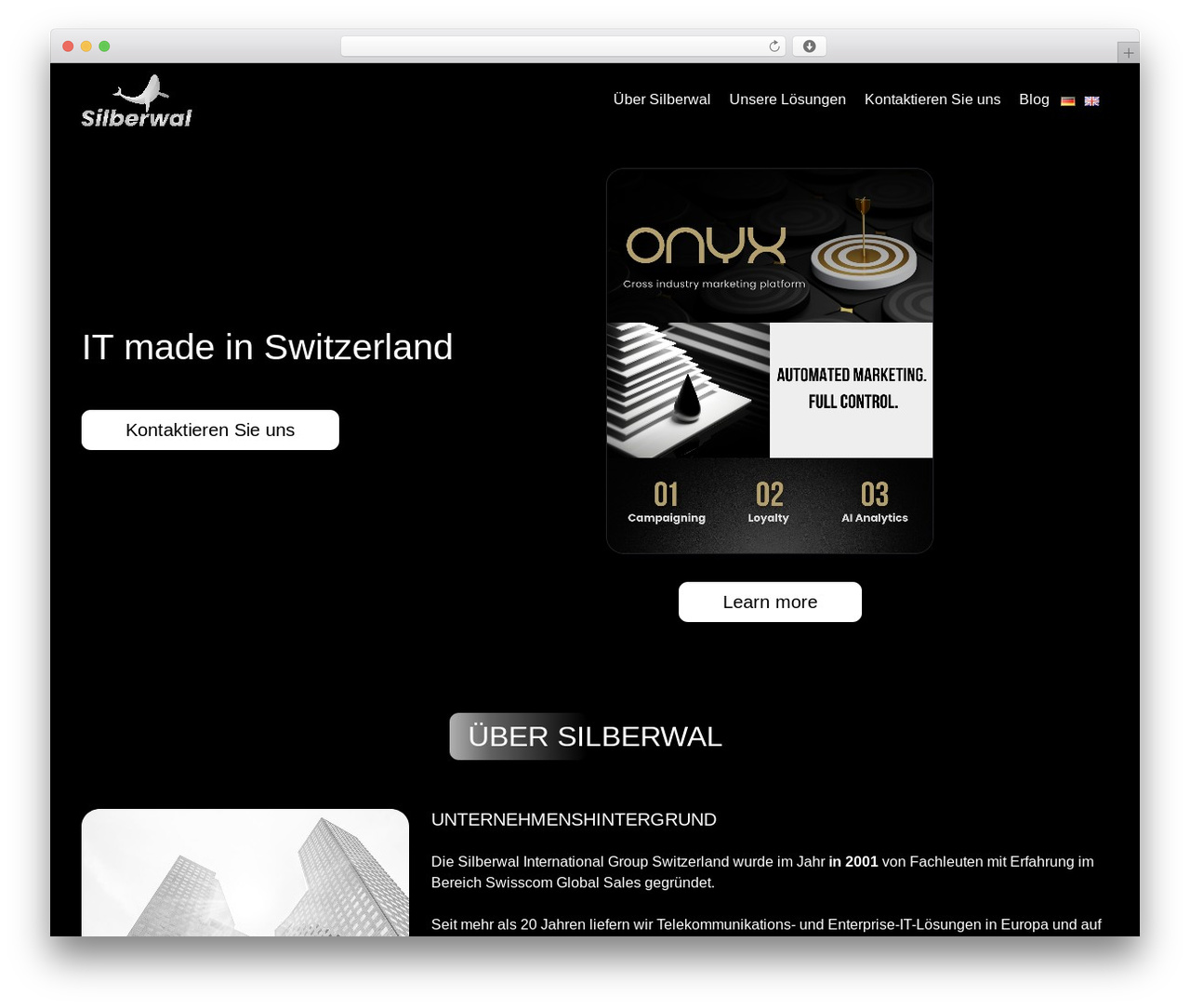 silverwal WordPress theme - silberwal.ch