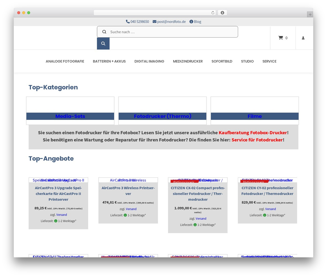WordPress Theme Atomion WordPress theme - www.nordfoto.de