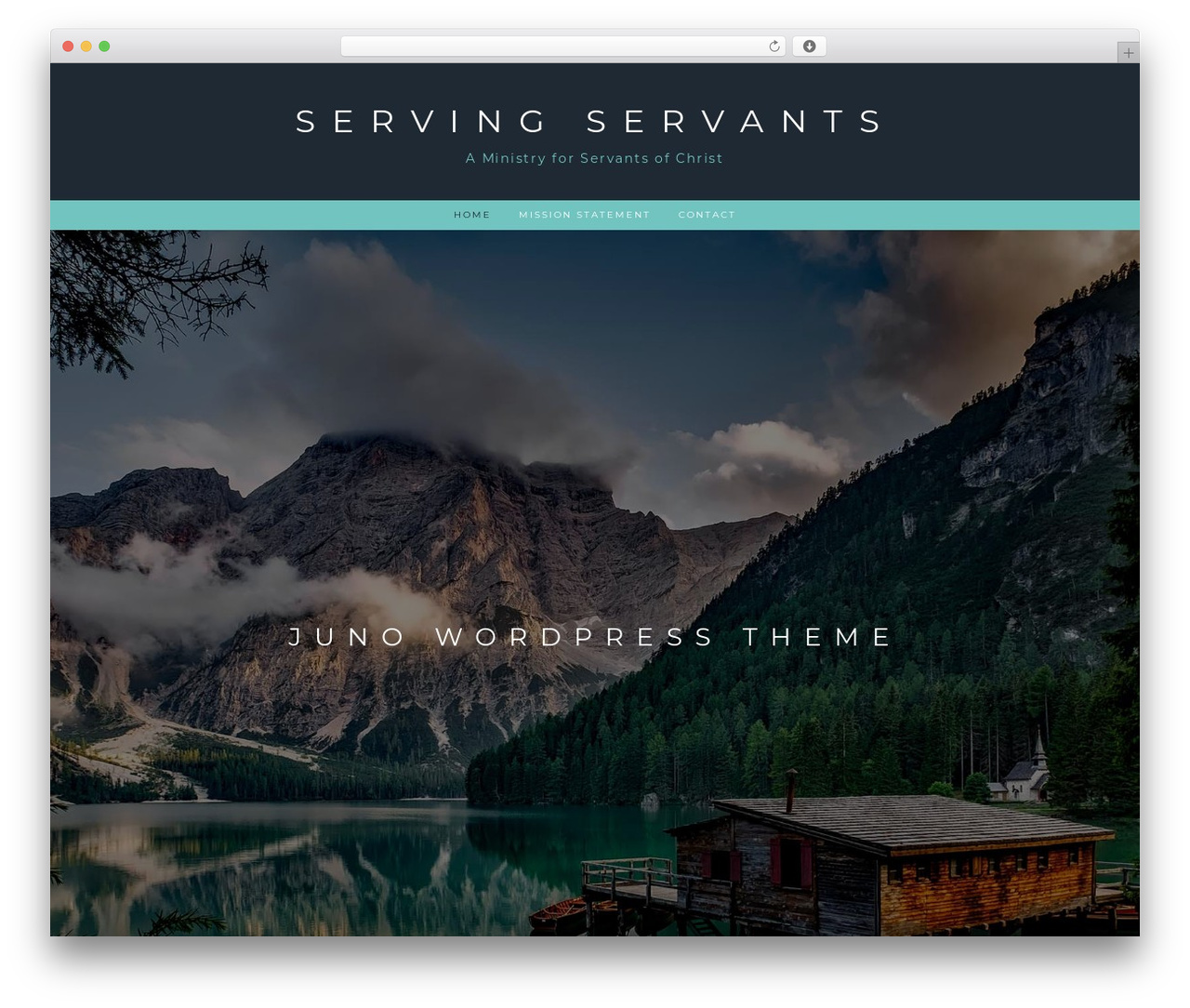 WordPress theme Juno Pro - serveservants.com