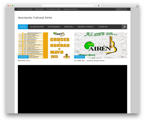 WordPress theme Magazon - asociacionculturalairen.com