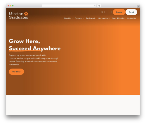 WP theme Elevation - missiongraduates.org