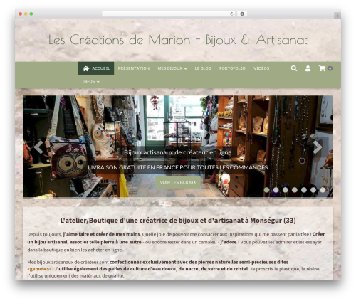 6temflex WordPress theme - www.bijoux-artisanat.com