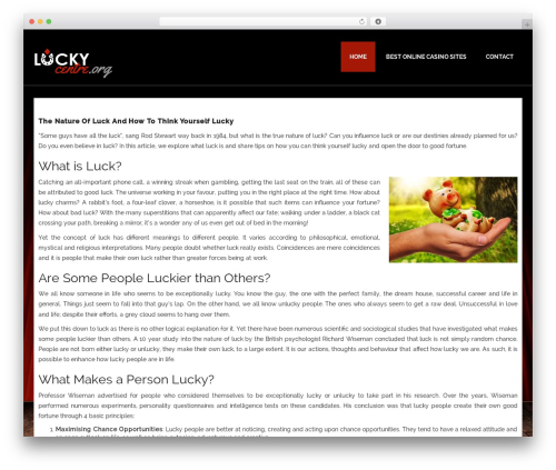 Avocation WP theme - luckycentre.org Avocation WP theme - luckycentre.org