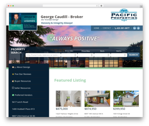 Best WordPress theme IXACT Framework - nwgeorge.com