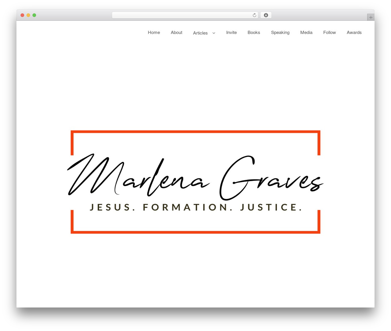 Bizz Builder WordPress theme - marlenagraves.com