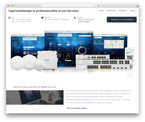 Consor WordPress theme - capriwebdesign.com