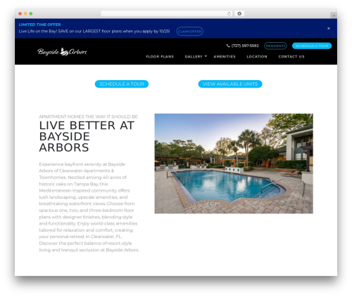 Connor module suite WordPress plugin - baysidearborsclearwater.com
