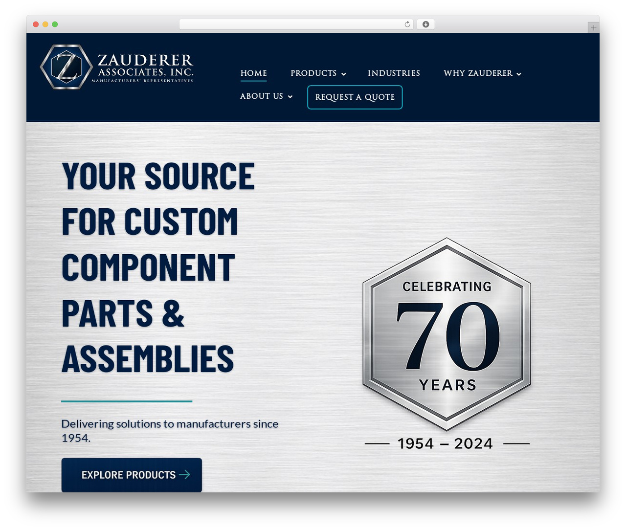 Divi WordPress theme - zauderer.com