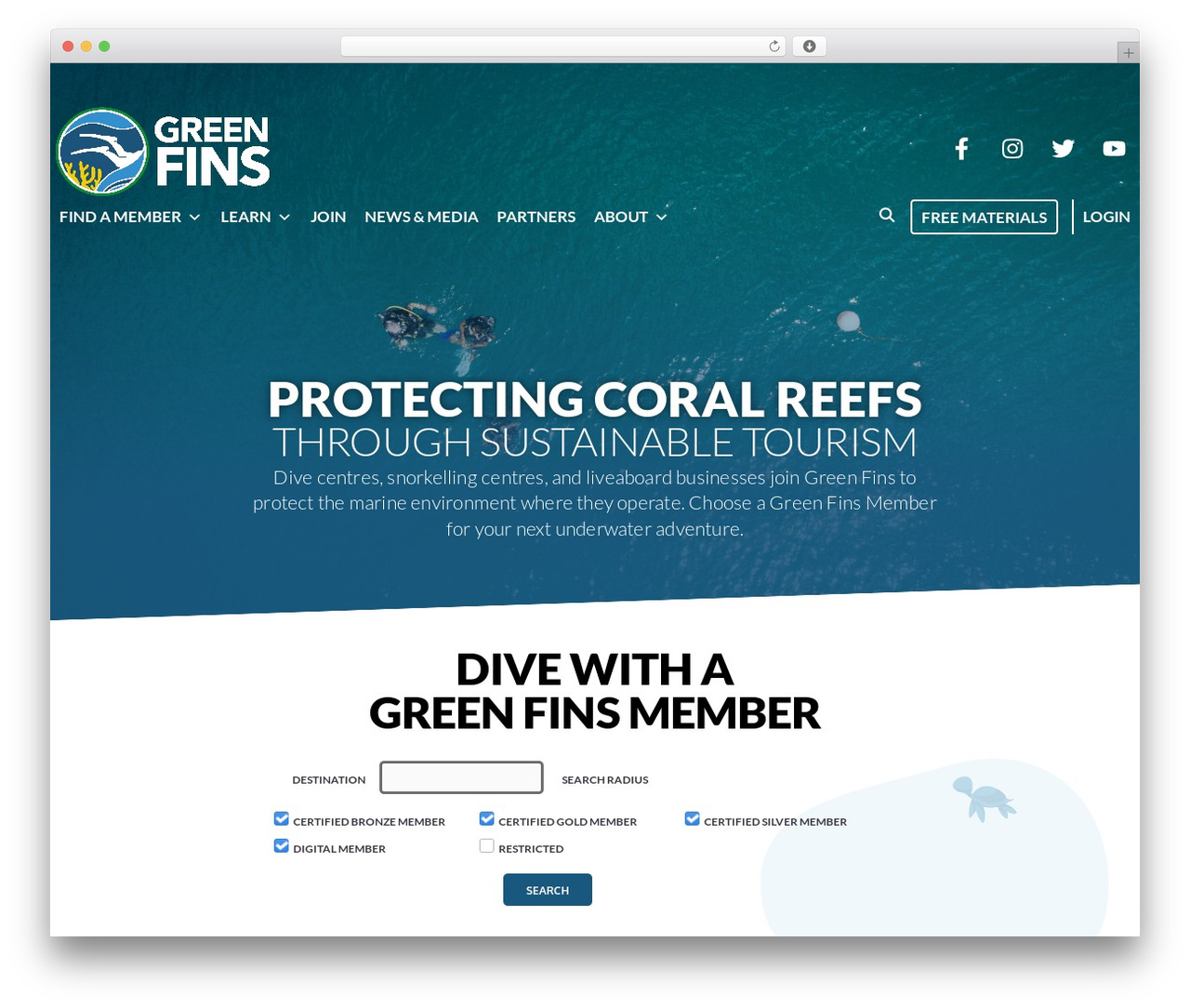 GeneratePress WordPress theme - greenfins.net
