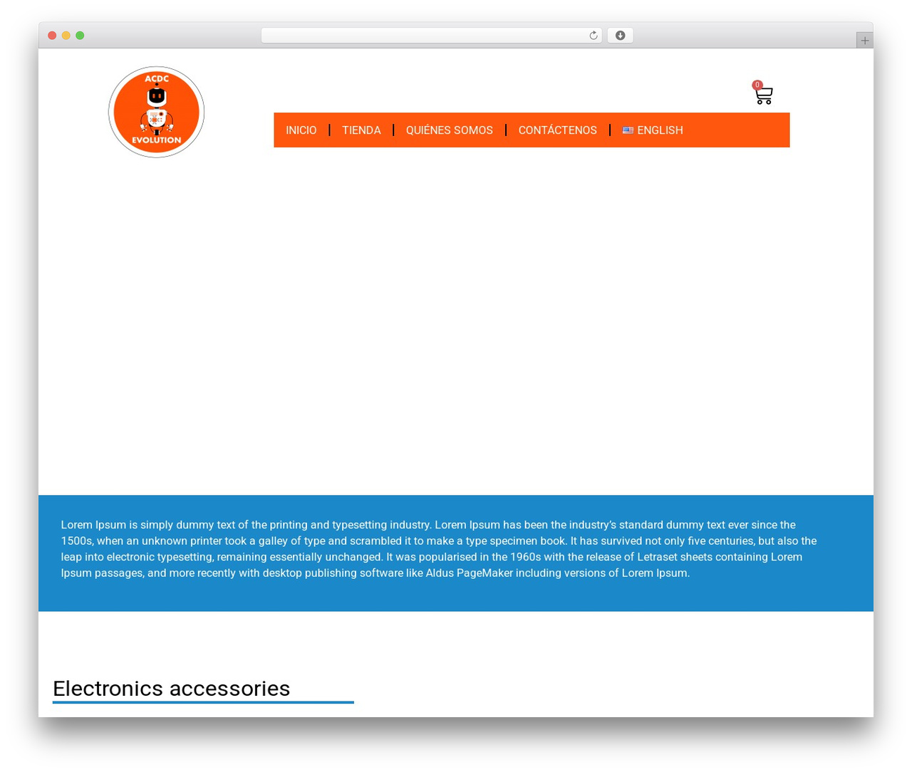 Hello Elementor theme WordPress - acdcevolucion.com