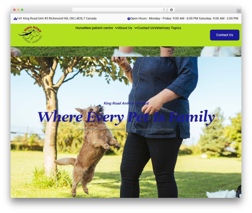Romethemeform WordPress plugin - kingrdvet.com