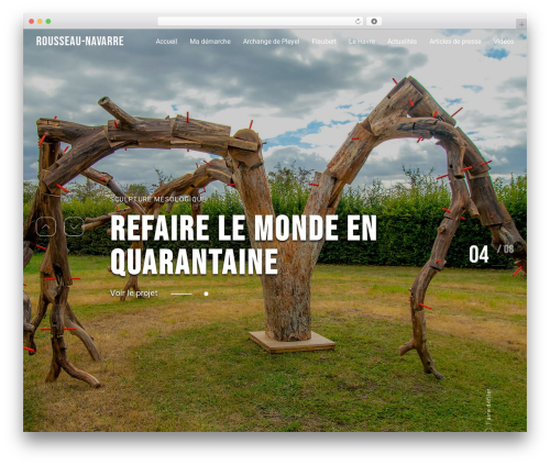 JackRyan WordPress theme design - rousseau-navarre.com