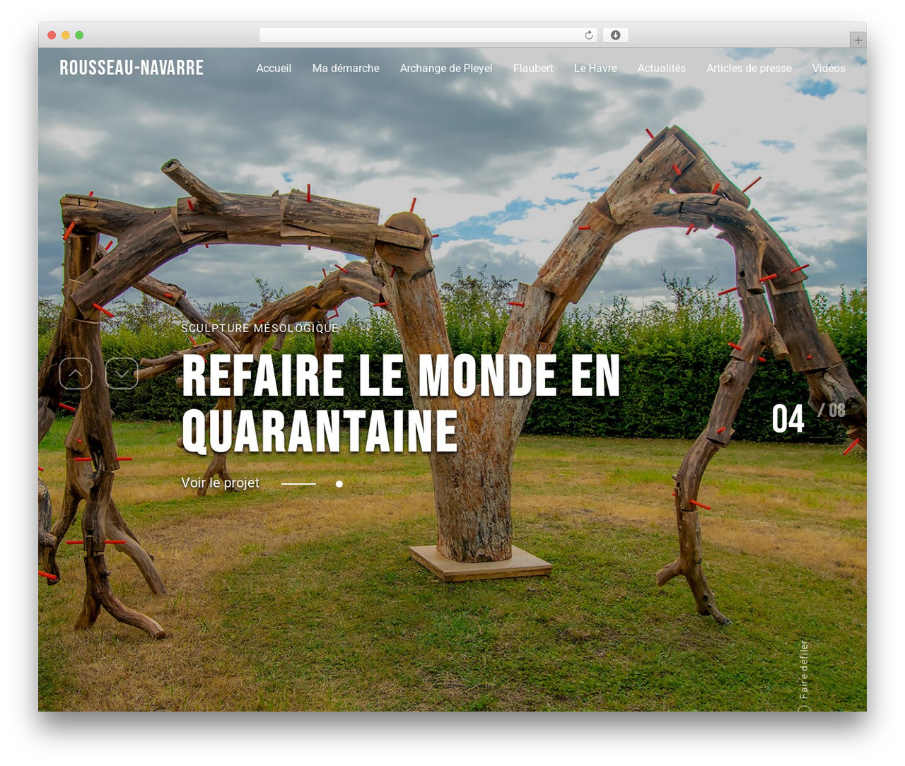 JackRyan WordPress theme design - rousseau-navarre.com