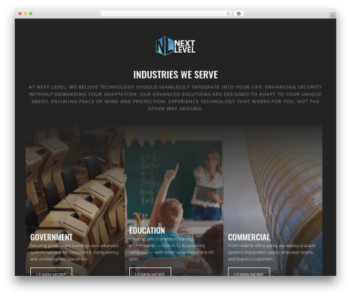 Next Level theme WordPress - nextlevelus.com