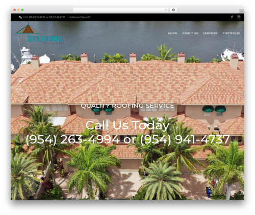 Rooftops theme WordPress - jovilroofing.com