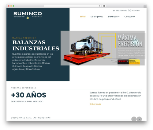 Suminco Theme theme WordPress - suminco-peru.com