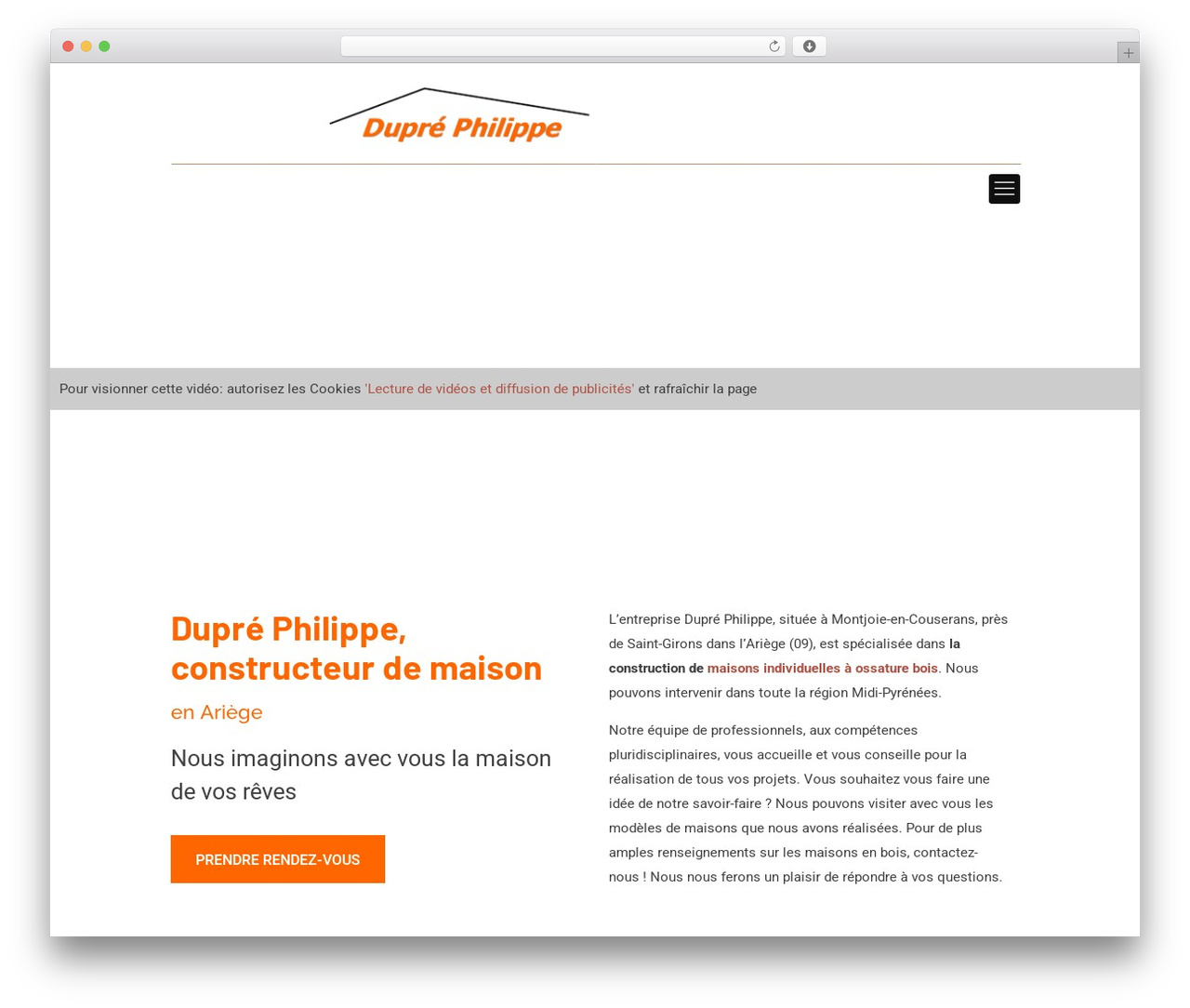 Theme WordPress Betheme - maisonbois-dupre.com