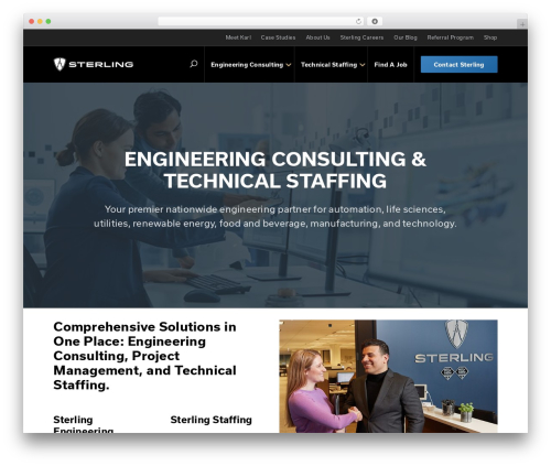 Theme WordPress Divi - www.sterling-engineering.com