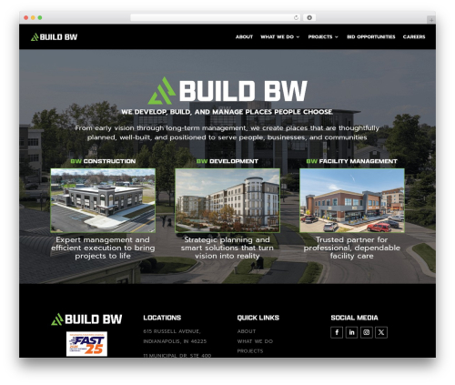 Theme WordPress Imavex Development - buildbw.com