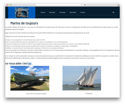 WordPress theme Advance Coaching - marinsdetoujours.com