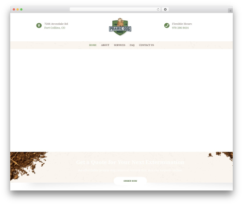 WordPress theme Buisson - prairiedogpros.com
