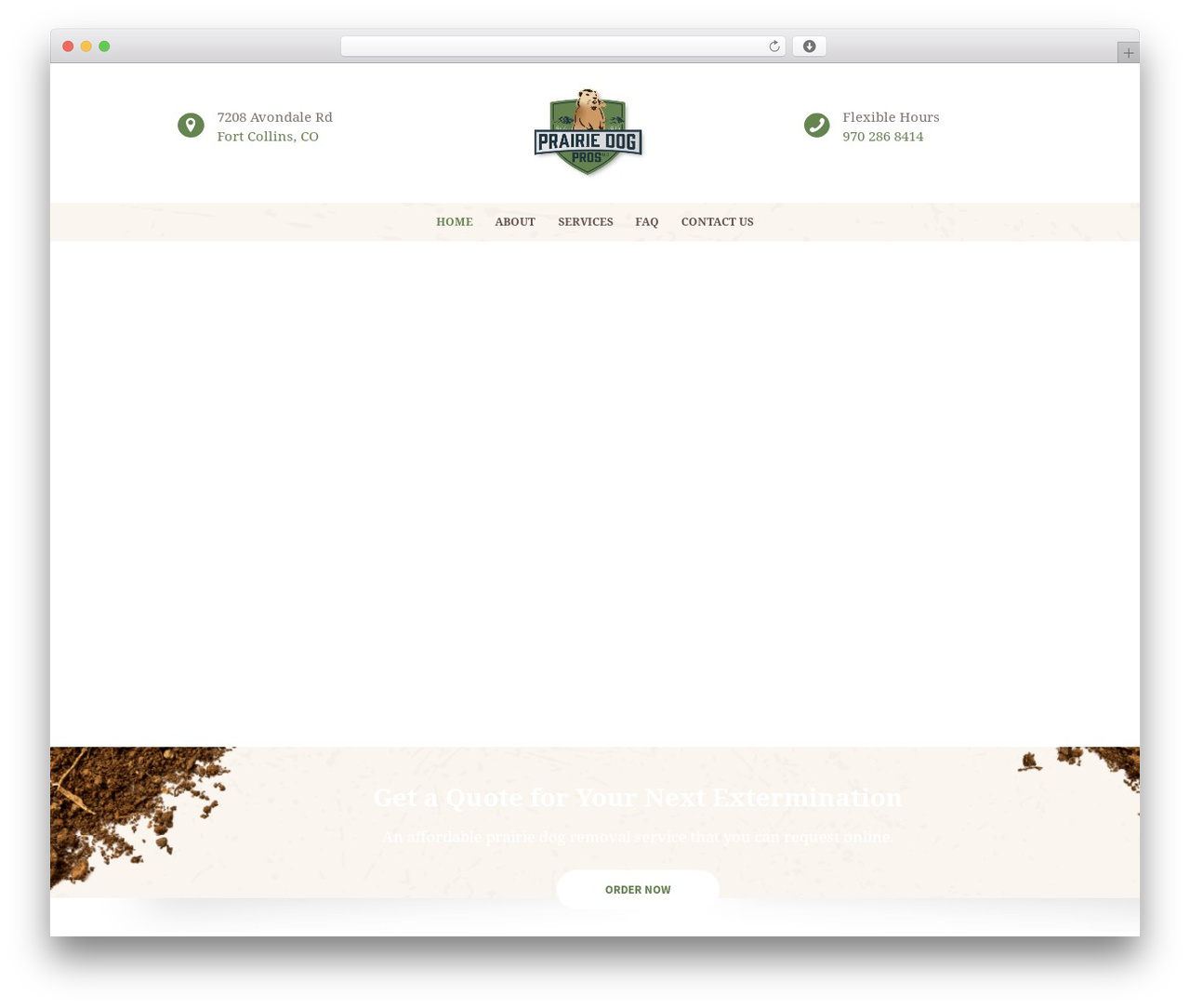 WordPress theme Buisson - prairiedogpros.com