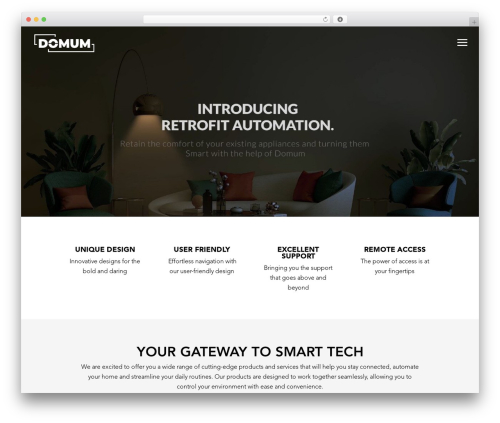 WordPress theme Divi - domumbizz.in