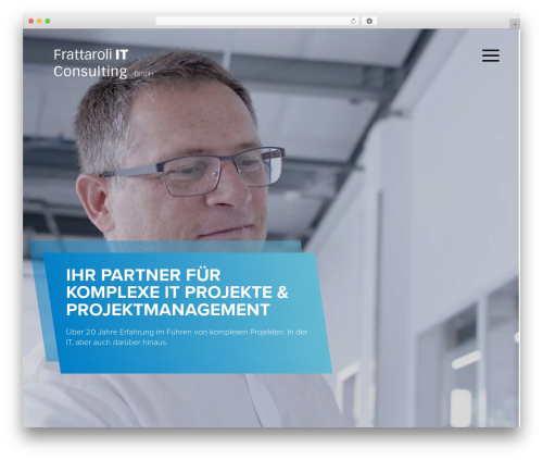 WordPress theme Mustersite - frattaroli.ch