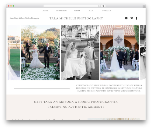 WordPress theme Showit - taramichellephotography.com