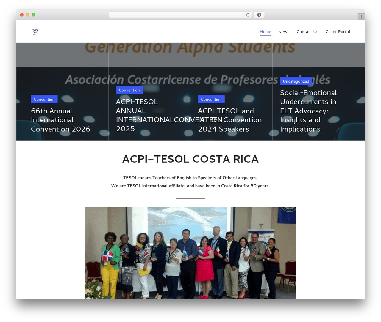 WordPress theme Sinatra - acpi-tesol.com