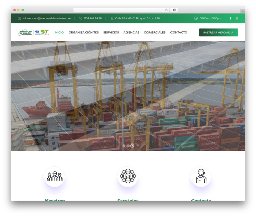 WordPress website theme Braintech - tanquesdelnordeste.com