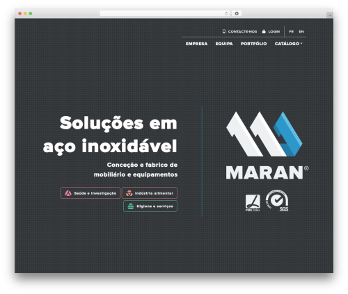 Basicamente Site Press top WordPress theme - maran.pt