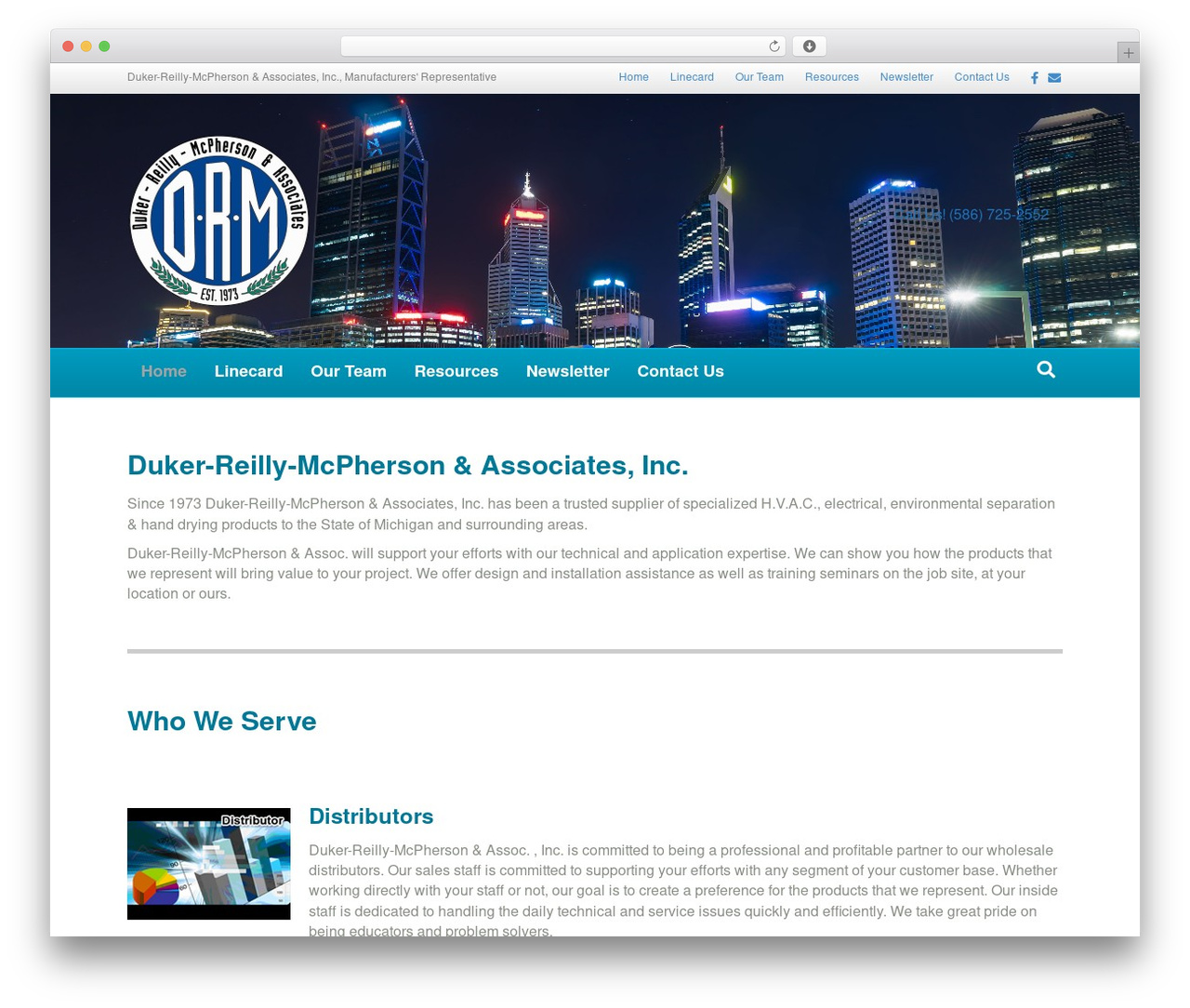 Beaver Builder Theme company WordPress theme - duker-reilly.com