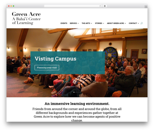 Divi WordPress theme design - greenacre.org